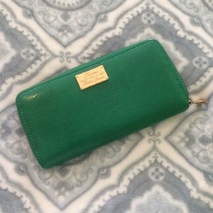 Green Ralph Lauren Leather Wallet